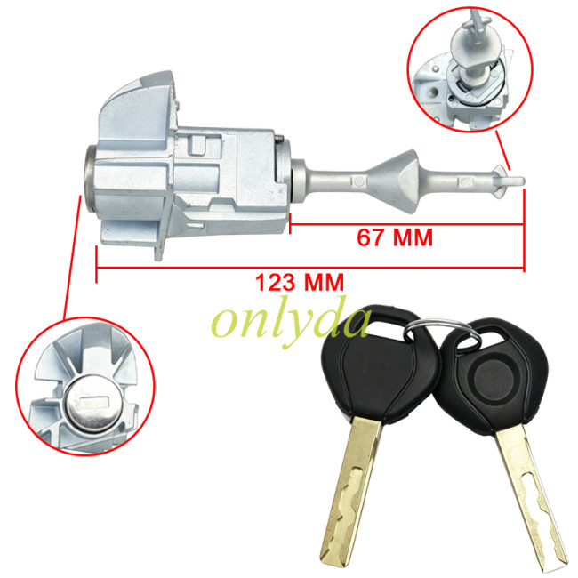 BM178M3 Car right  Door Lock Cylinder with 2 Keys for BMW Old Model E87