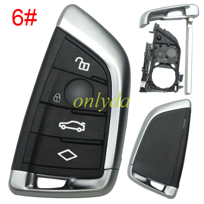 For BMW  remote key shell with blade, pls choose the button