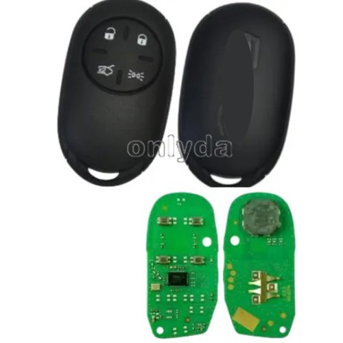 For Fiat 500E (2021-2024) 4button remote key with AES 6A chip 433 MHZ FSK (6000634187)