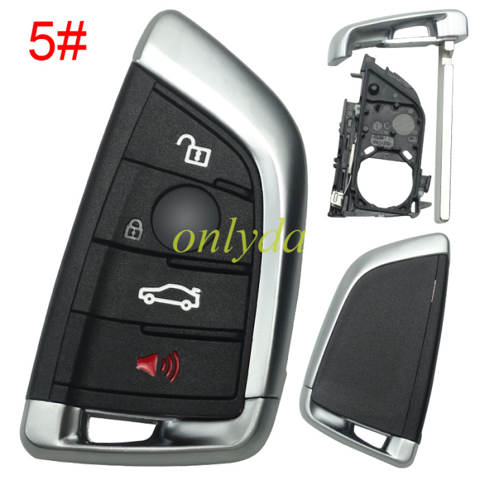 For BMW  remote key shell with blade, pls choose the button