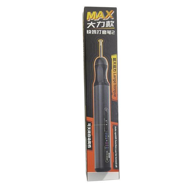 YCS MAX High Torque Wireless Electric Grinding Pen, 5-Speed Adjustable Mini Polisher for Cell Phone Motherboard CPU IC Chip Glue Removing & Car Key PCB Repair