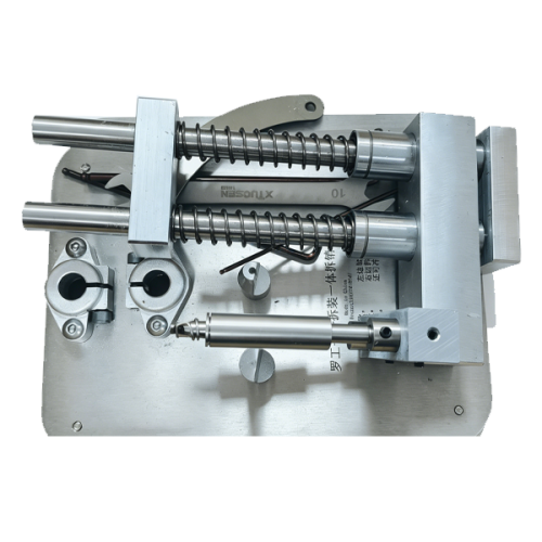 versal Folding Car Key Clamp Jig, Stainless Steel Key Blade Fixing Fixture for Key Cutting Duplicator Machine