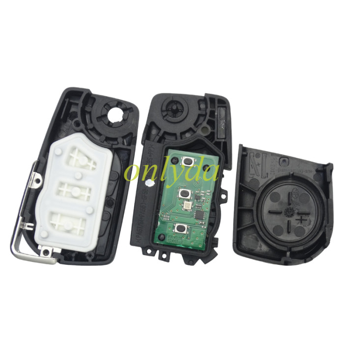 original Toyota Folding car remote key fob Chip type:TIRIS DST-AES ID8A  H-chip. 315MHz ASK model : 12BET-01 CMIIT ID: 2013DJ7605 Primarily compatible with Toyota models from 2014 onwards, including the Corolla, Levin, Camry, RAV4, and Highlander; also compatible with certain Vios and Yaris models.