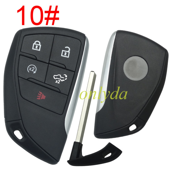 For Buick 2+1/3+1/4+1 button remote key  shell with round badge place, (please choose button)