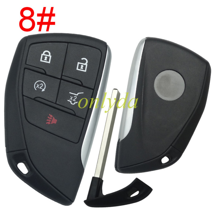 For Buick 2+1/3+1/4+1 button remote key  shell with round badge place, (please choose button)