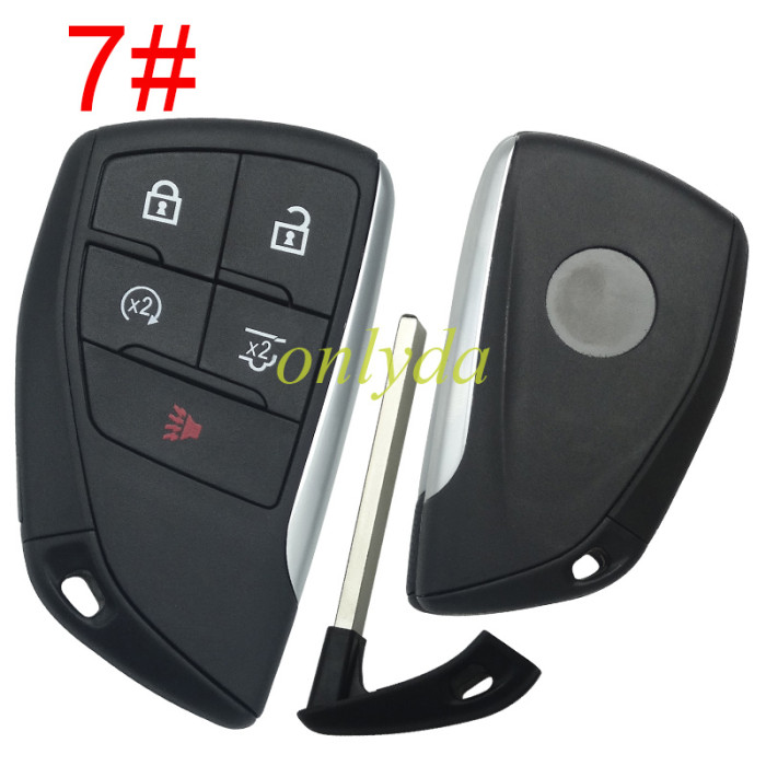 For Buick 2+1/3+1/4+1 button remote key  shell with round badge place, (please choose button)