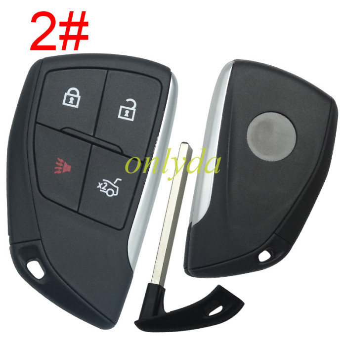 For Buick 2+1/3+1/4+1 button remote key  shell with round badge place, (please choose button)