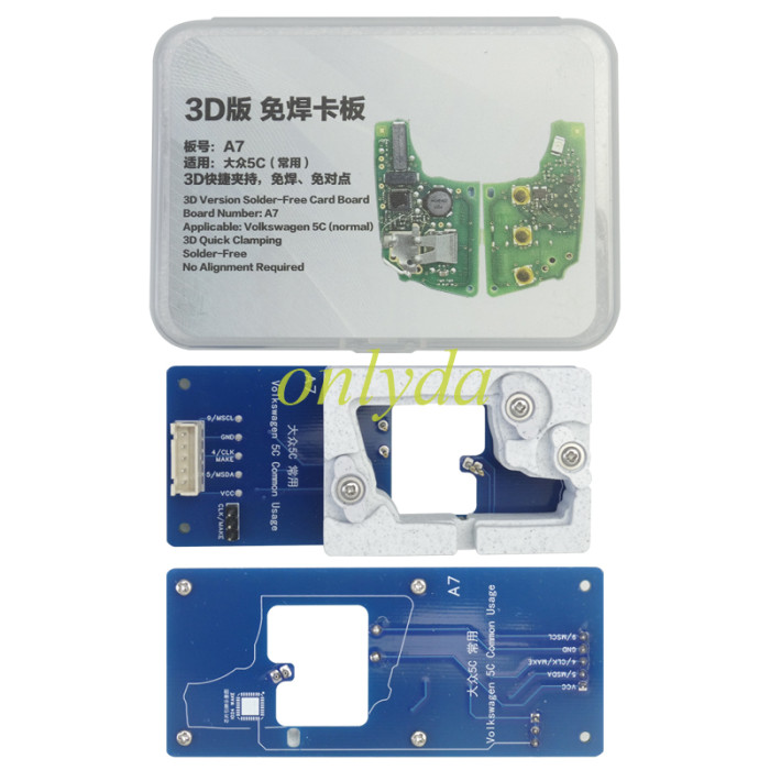 17 in 1 3D Solderless Clip Board Kit for KD-X4 KD-MAX Tenda N51 M16 CG AP2 Auto Key Programming
