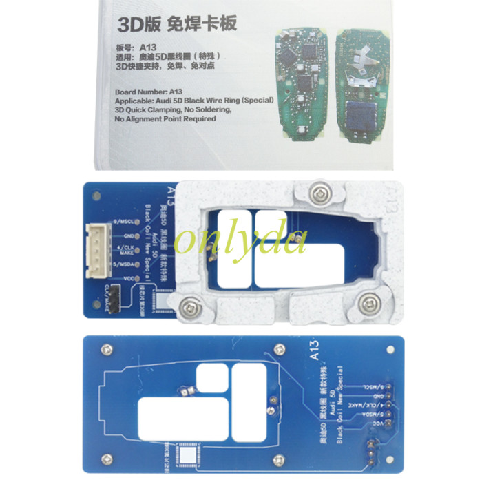 17 in 1 3D Solderless Clip Board Kit for KD-X4 KD-MAX Tenda N51 M16 CG AP2 Auto Key Programming
