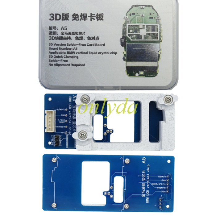 17 in 1 3D Solderless Clip Board Kit for KD-X4 KD-MAX Tenda N51 M16 CG AP2 Auto Key Programming