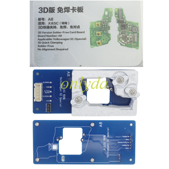 17 in 1 3D Solderless Clip Board Kit for KD-X4 KD-MAX Tenda N51 M16 CG AP2 Auto Key Programming