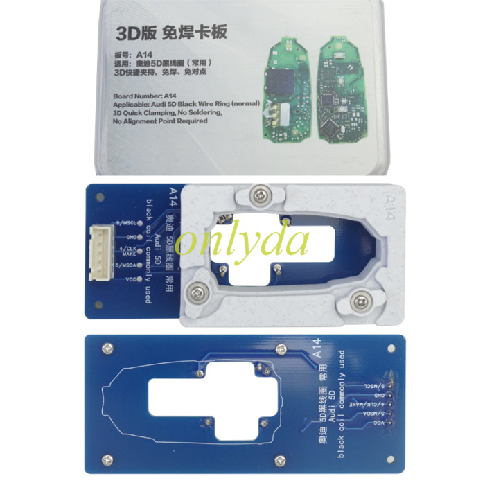 17 in 1 3D Solderless Clip Board Kit for KD-X4 KD-MAX Tenda N51 M16 CG AP2 Auto Key Programming