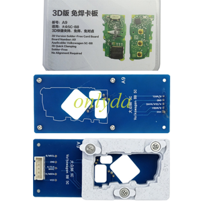 17 in 1 3D Solderless Clip Board Kit for KD-X4 KD-MAX Tenda N51 M16 CG AP2 Auto Key Programming