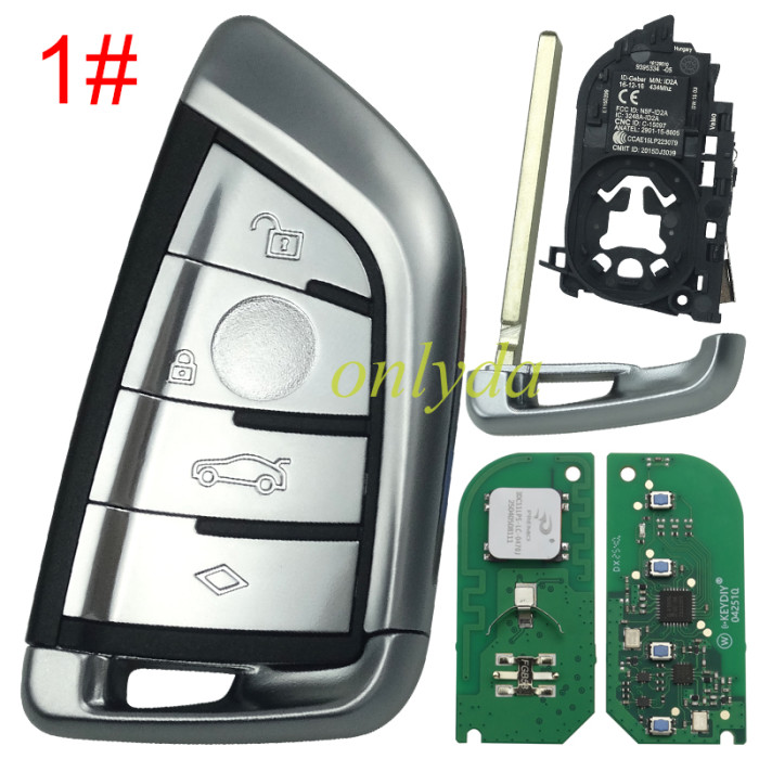 KEYDIY KD FGB58 Remote Key 434MHz For KD-MATE, KD-X4 key programmer. Used for BMW FEM, BDC, CAS4, CAS4+, G Series BDC2/BDC3 IMMO systems. Can also be used ZB smart key.pls choose button