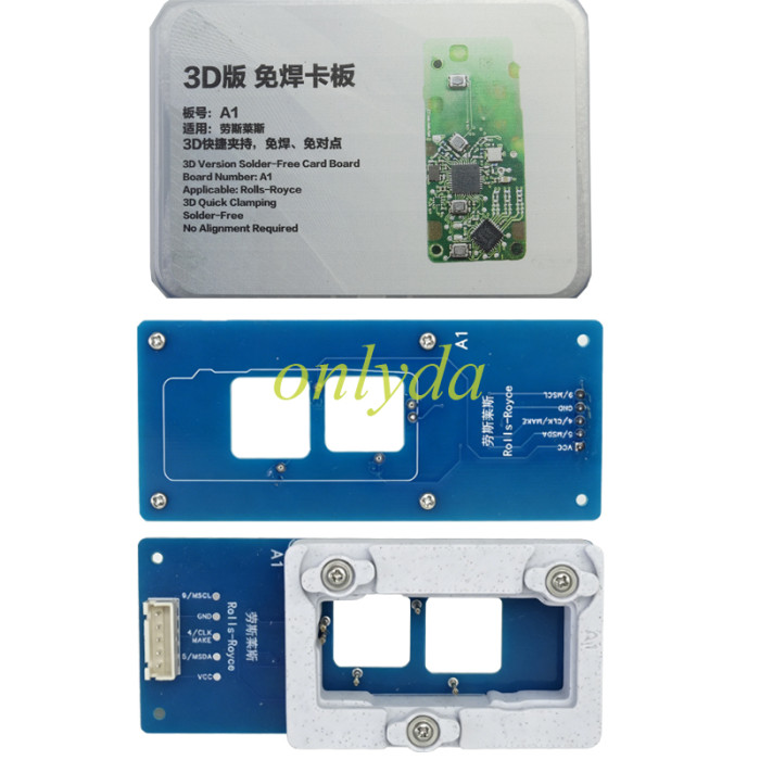 17 in 1 3D Solderless Clip Board Kit for KD-X4 KD-MAX Tenda N51 M16 CG AP2 Auto Key Programming