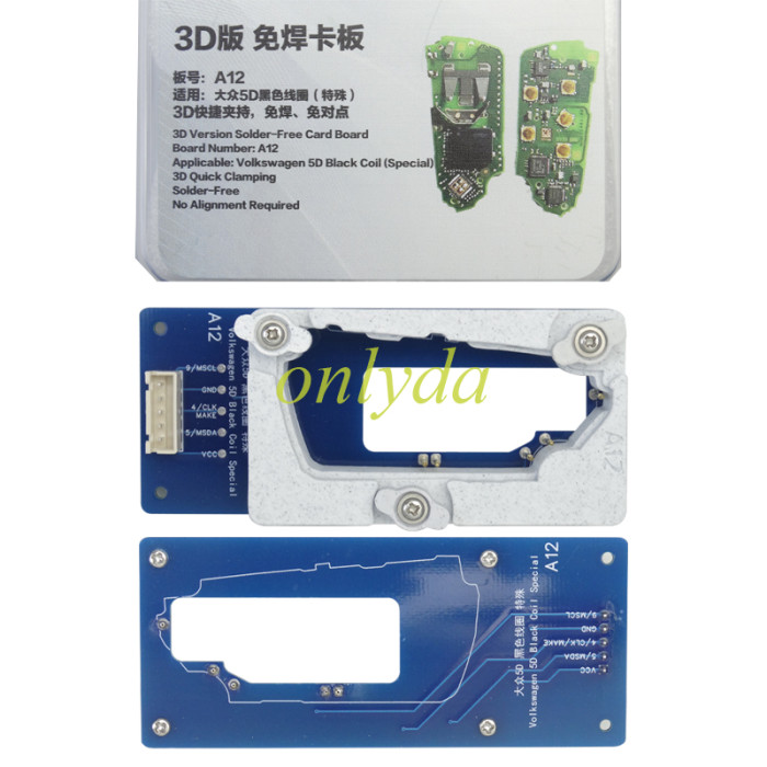 17 in 1 3D Solderless Clip Board Kit for KD-X4 KD-MAX Tenda N51 M16 CG AP2 Auto Key Programming