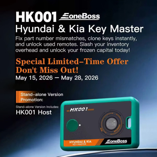 2026 New EoneBoss HK001 Key Master for Hyundai & Kia Smart Key Initialization and Cloning
