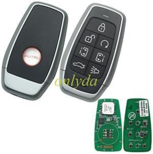 5pcs/lot Free shipping from HK AUTEL MAXIIM IKEY Standard Style IKEYAT007AL 7 Buttons Independent Smart Key (Remote Start/ Left Door/ Right Door)