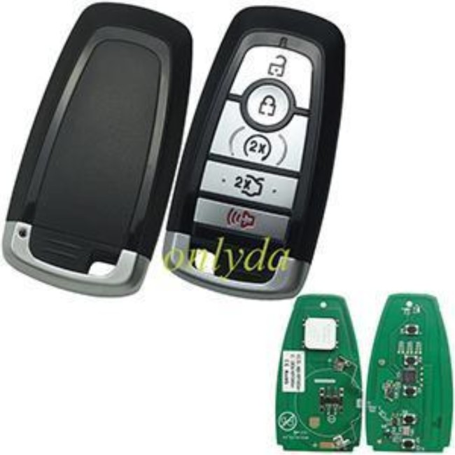 5pcs/lot Free shipping from HK AUTEL For Ford 5 Buttons Smart Key Universal Remote used for MaxiIM KM100/IM508/IM608