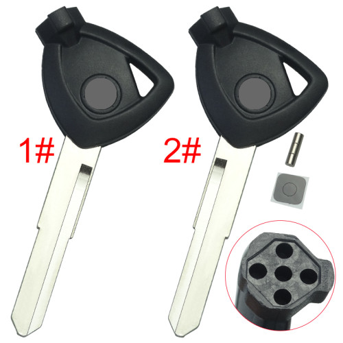 For Yamaha motorcycle key blank with right blade without badge