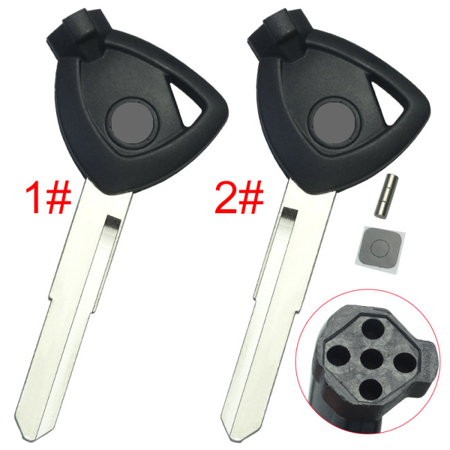 For Yamaha motorcycle key blank with right blade without badge