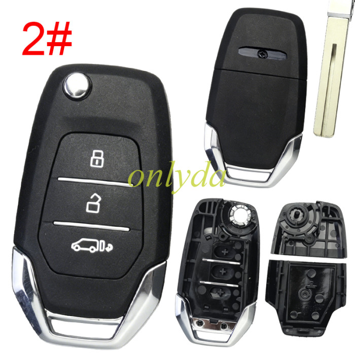 For Maxus replacement key shell  with badge, pls choose button