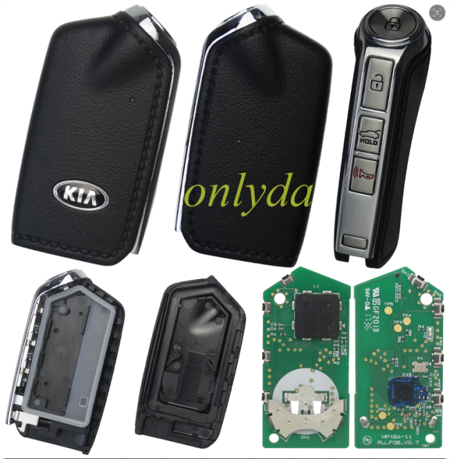 original Kia 3+1 button remote key with 433.92mhz with 47 chip button on the side CK:J6500