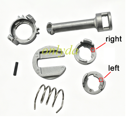 For BMW E46 and 5 series Lock spare parts left  (used to make up the lock)