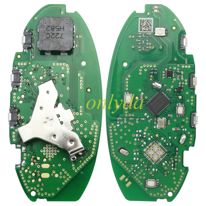 Hyundai 4button remote key with 433MHZ with ID6A chip  PN:95440-KL200