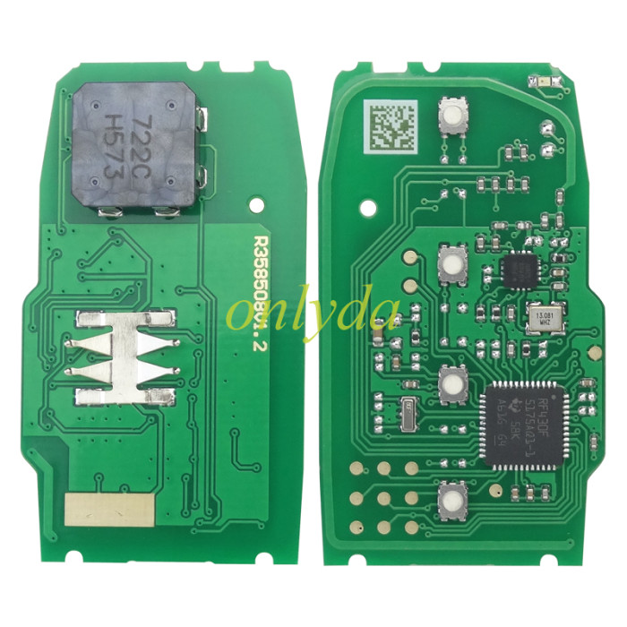 Kia 3+1button remote key with 433MHZ with ID8A chip  PN:95440-H9100