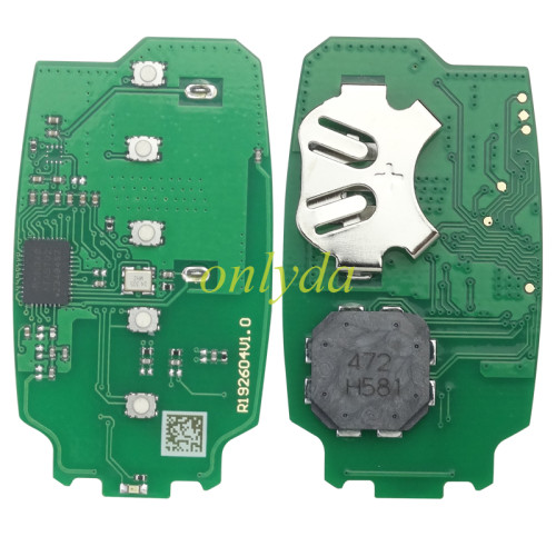 Aftermarket  Hyundai 5 button  Keyless remote key with 433mhz  95440-AA000 Chip:ID6A