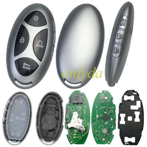Hyundai 4button remote key with 433MHZ with ID6A chip  PN:95440-KL200