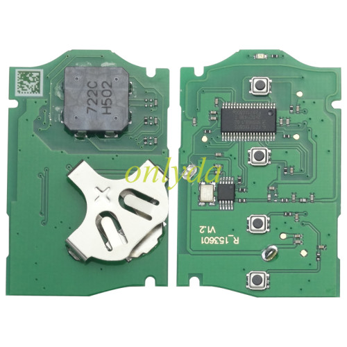 Kia 3+1button remote key with 433MHZ with ID47 chip  PN:95440-F6000