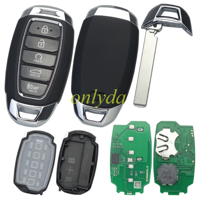 Aftermarket Hyundai 5 button Keyless remote key with 433mhz 95440-AA000 Chip:ID6A