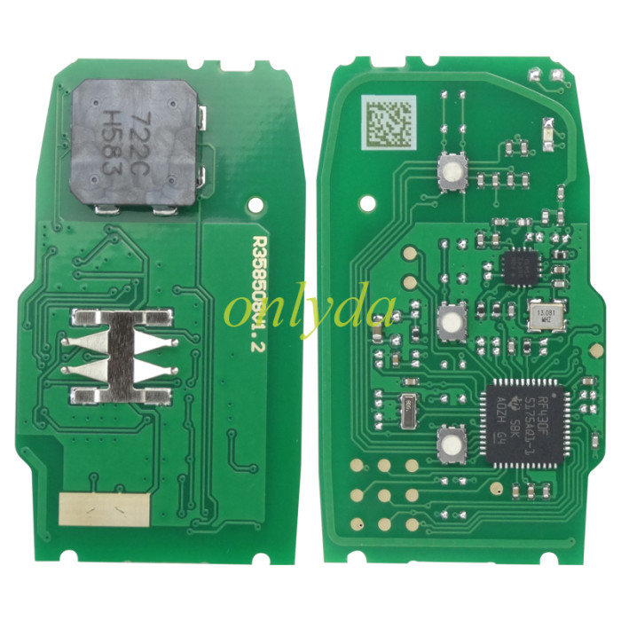 Kia 3 button remote key with 433MHZ with ID8A chip  PN:95440-H8100