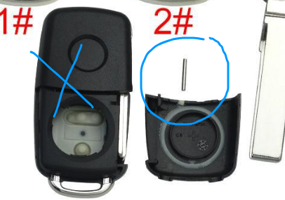 Pin for VW golf shell