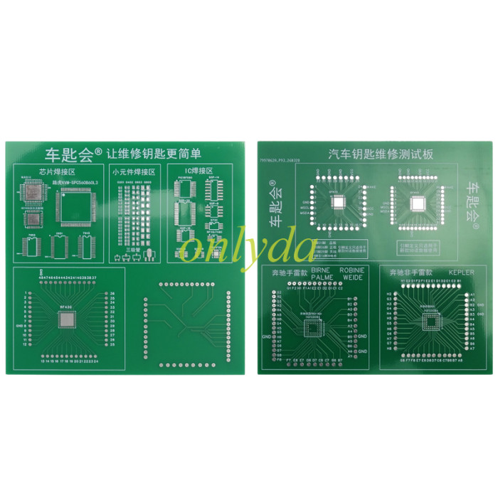 4 In 1 Universal Car Key Test PCB Board, Check Power Drain & IC Fault for VW MQB, Benz 5833, BMW, Porsche Smart Key Fob Repair