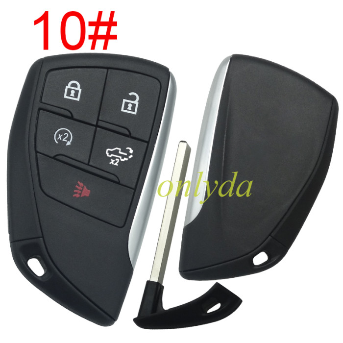 For Buick/Chevrolet/GMC remote key shell without badge place, pls choose the button