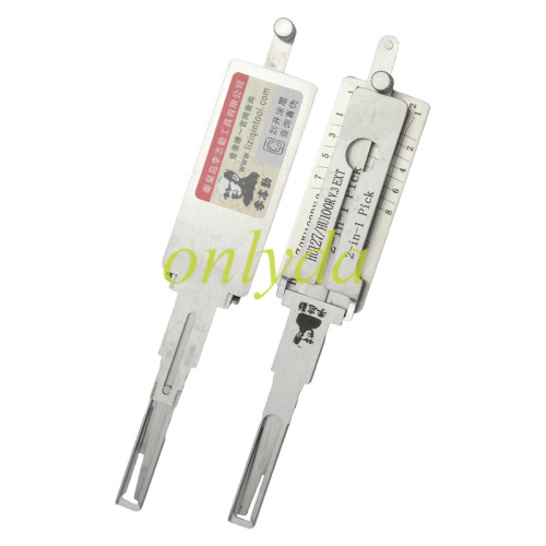 HU100R- 2010 New BMW MOQ 20pcs Aftermarket ODM(Customize) High quality  2 in 1 tools，2-IN-1 Lock pick, for ignition lock, door lock, and decoder,   used for 2010 New BMW