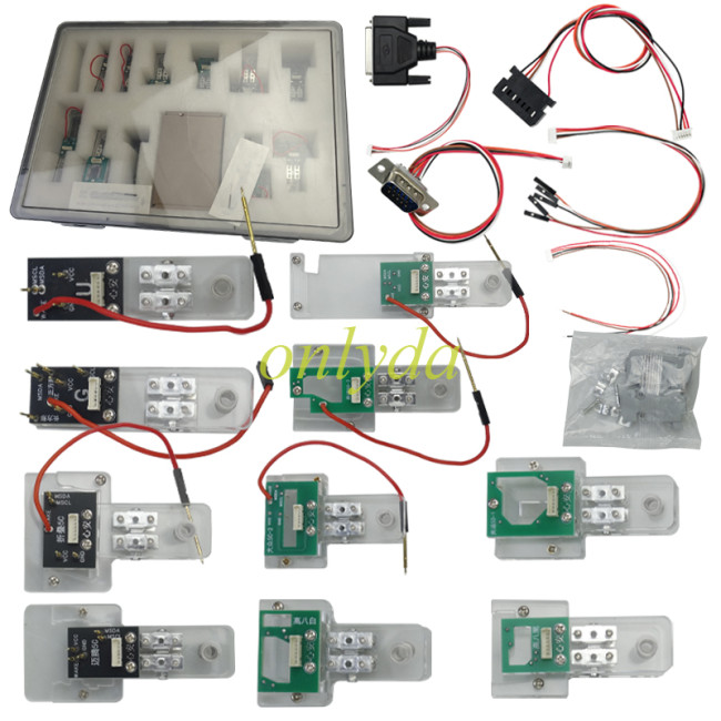 9 IN 1 Solder-Free Car Smart Key Test Clip Adapter Kit for CG-K2 / KD Key Programmer