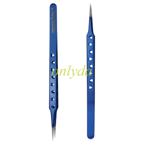 MechFix Extended 8-hole Stainless Steel Pointed Heat Dissipation Tweezers Repair Tools