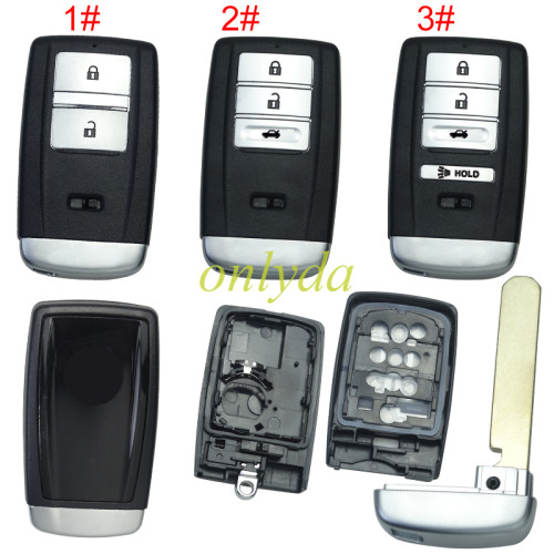 For Acura remote Key shell with badge, pls choose the button