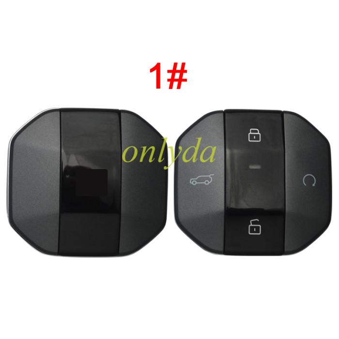 For Jetour Traveller T1 2025 Original Smart Remote Key 4 Buttons 433MHz Black Color chip 47 NCF29Axx HTTAG 3,  Black/white color