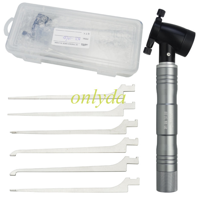 HUK New Eagle Eye Tool: 6 Needles, Thickened Grip, 360 Degree Rotatable Needle Head