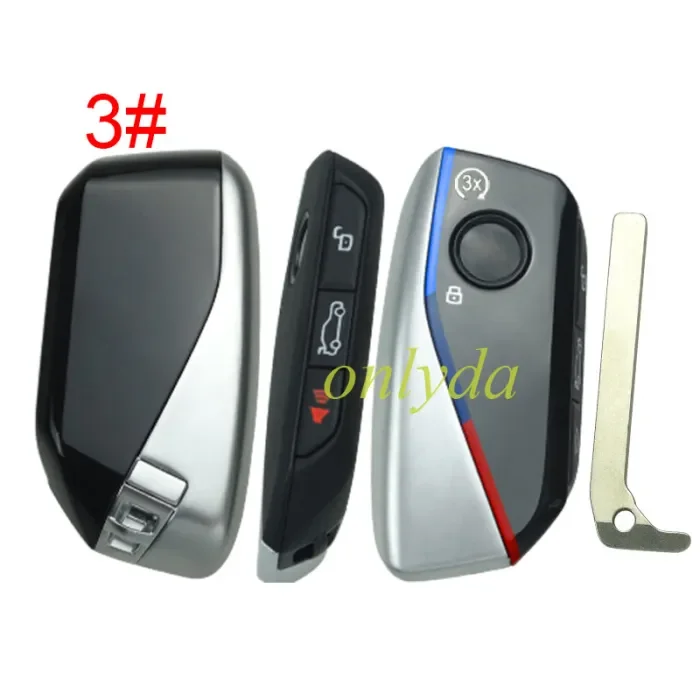 BMW Modified NEW style remote key shell with 4 button, pls choose the model