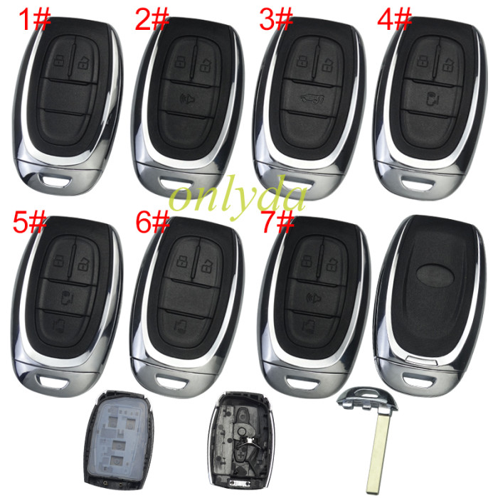 Maxus remote key shell  with logo,please choose the model