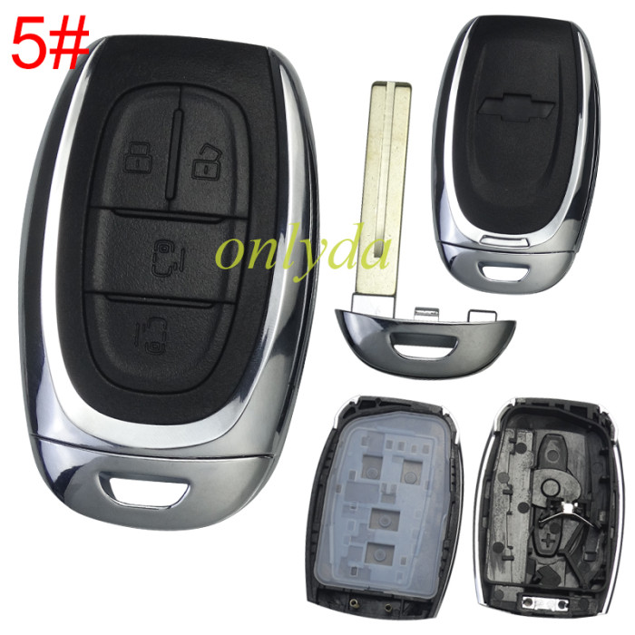 For Chevrolet replacement key shell  with badge, pls choose button