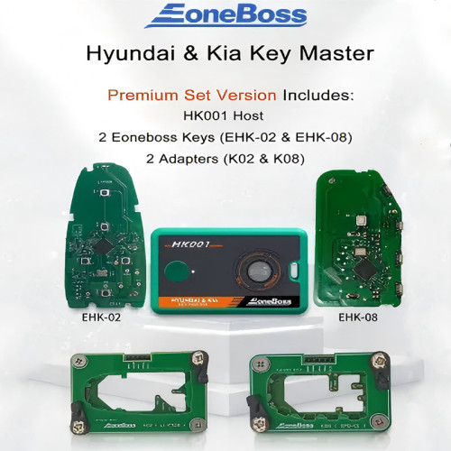 Eoneboss HK001 Premium Set Version HK001 Host + 2pcs Eoneboss Keys + 2pcs Adapters (K02 +K06) for Hyundai & Kia