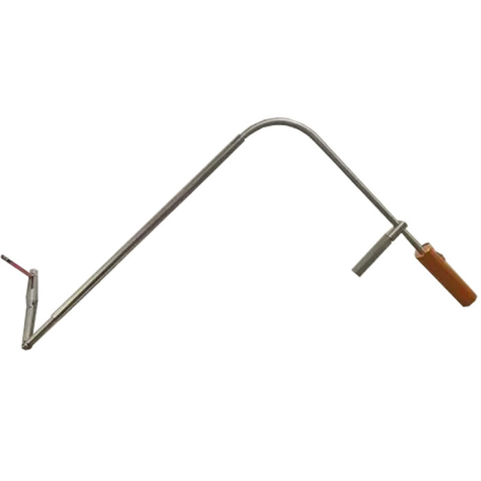 Stainless steel flat-head door viewer tool
