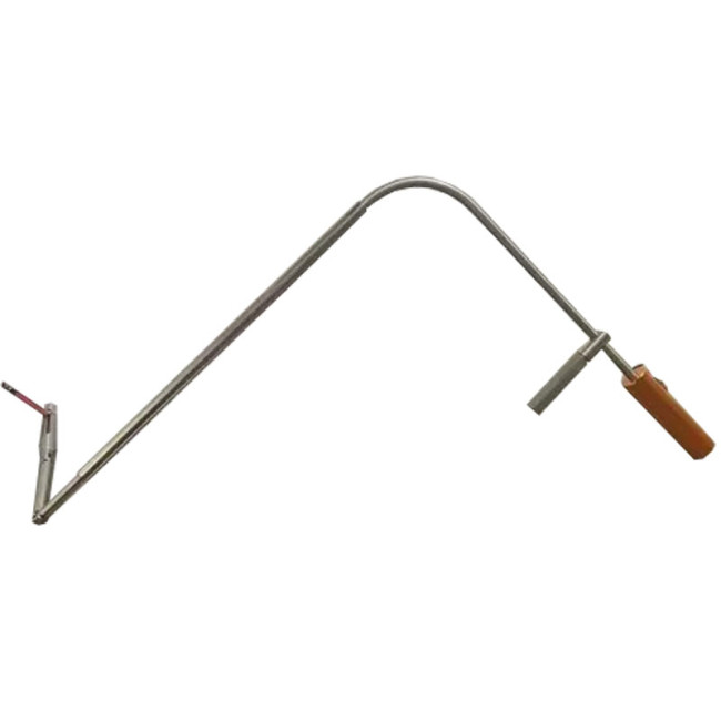 Stainless steel flat-head door viewer tool